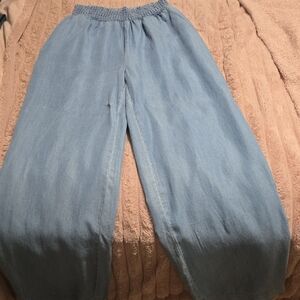 Love Tree Light Blue Wide Leg Jeans
